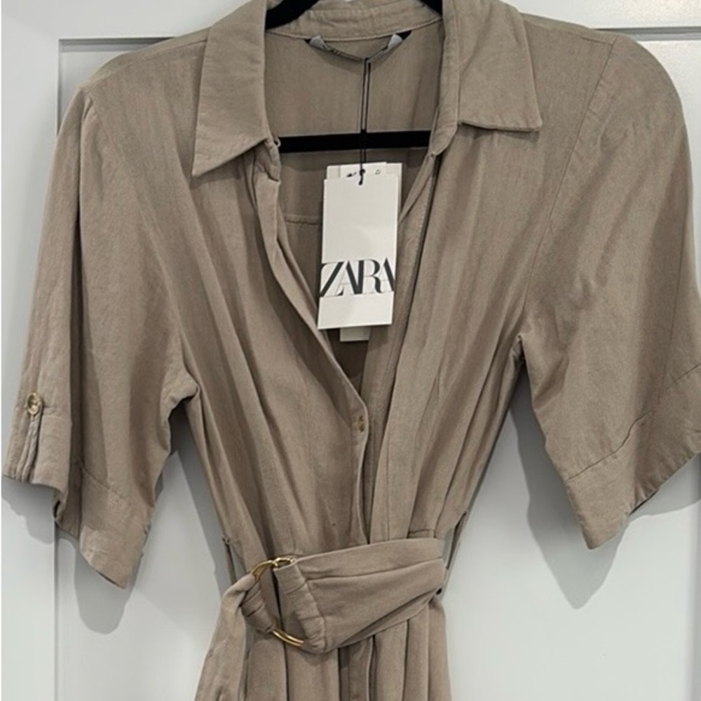 Zara Women's Tan Dress